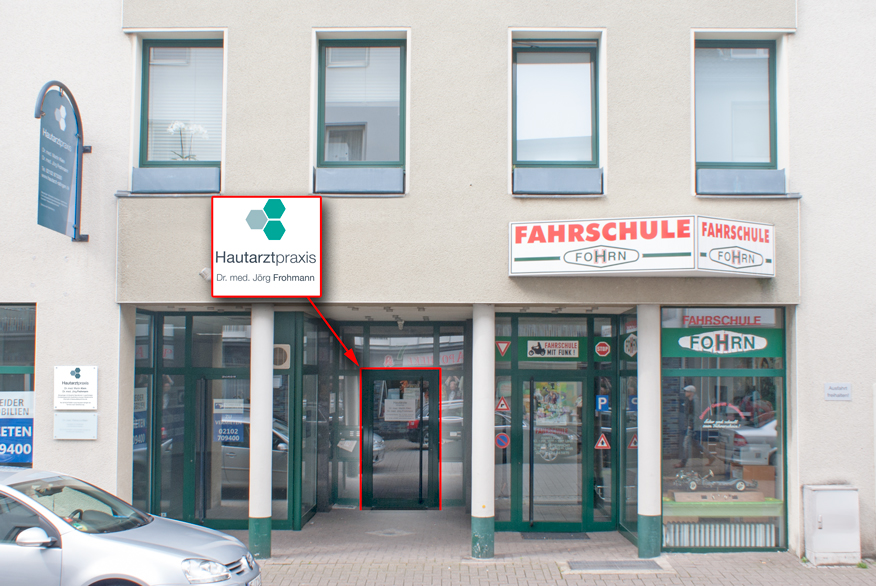 Hausfassade Praxis